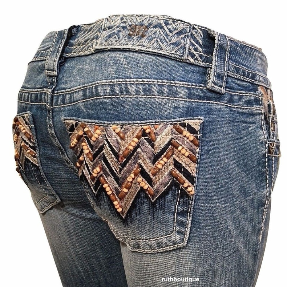 MISS ME ZIG ZAG ZONE JEANS NWT